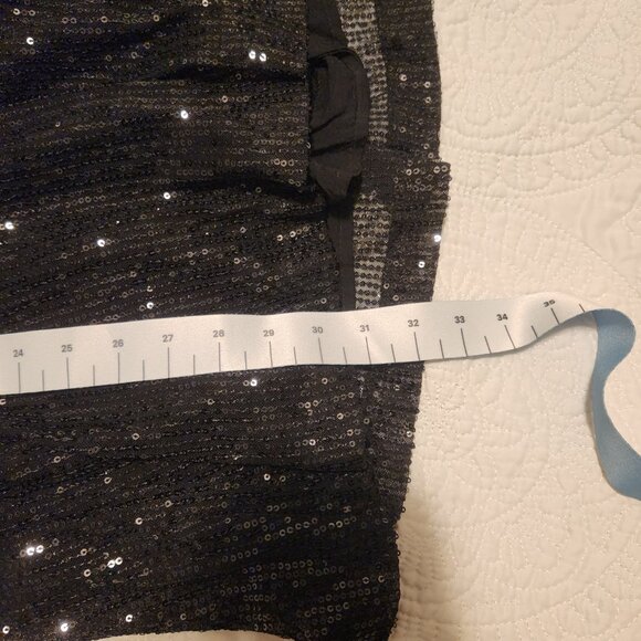 Black Sequin Mini Dress - Picture 5 of 6